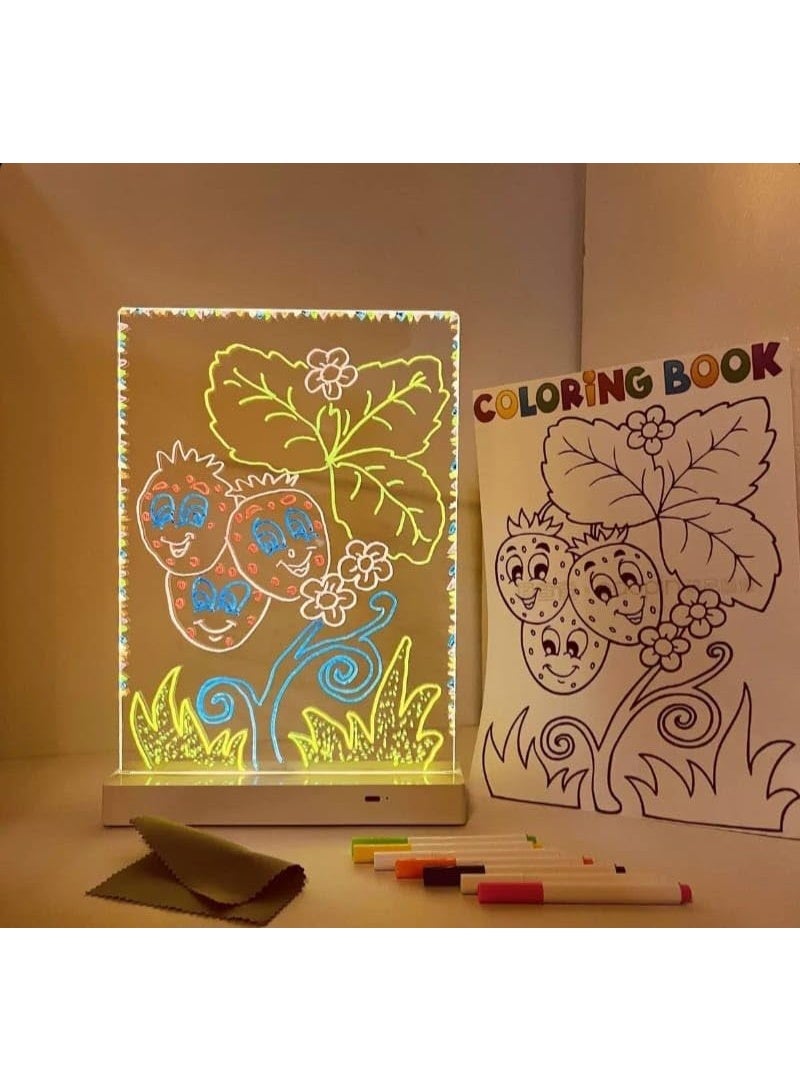 أكاليكس دي 2020 الاكريليك الانارة لوح كتابة مصباح ، تخصيص مصباح ليد عرض مع علامات لمطعم ، بار ، مقهى ، الملاحظات الشخصية و رسومات الشعار المبتكرة - Image 5